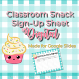 Digital Classroom Snack Sign-Up Sheet