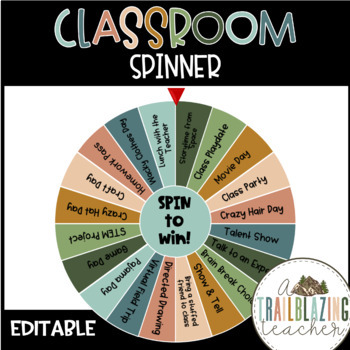 Preview of Digital Classroom Spinners