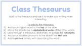 Digital Classroom Thesaurus
