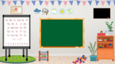 Digital Classroom for Younger Students -- Interactive Background