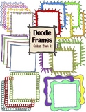 Digital Clip Art Doodle Frames {Color Pack 2}