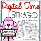Telling Time Bingo | 15 Minutes Before and 15 Mnutes After