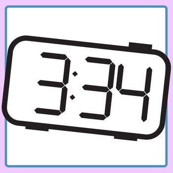 Digital Clock, Digital Timer, 3:00, 3 O'clock, 3 Minutes Stock