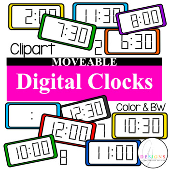 digital timer clipart