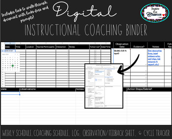 Preview of Digital Coaching Binder