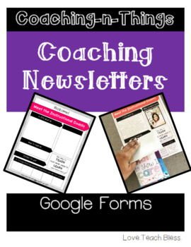 Preview of Digital Coaching Newsletters 
