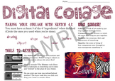 Digital Collage Worksheet/ Handout