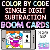 Color By Number Subtraction Within 10: Digital Resource, T