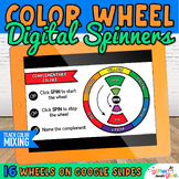 16 Color Wheel Spinners Digital Resource: Color Theory in 