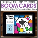 Digital Color by Code | 2 Digit Subtraction without Regrou