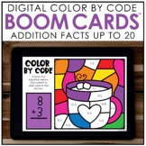 Digital Color by Code | Addition to 20 BOOM Cards™