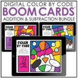 Digital Color by Code BUNDLE | Winter Addition & Subtracti