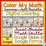 Digital Color by Number |  First Grade Math Activities | S