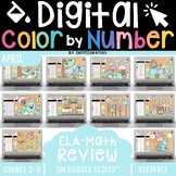 Digital Color by Number | Earth Day | Spring | Editable | 