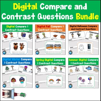 Preview of Digital Compare and Contrast Question Bundle