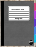 Digital Composition Notebook - GoodNotes (College Rule)