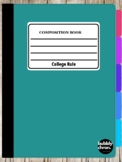 Digital Composition Notebook - GoodNotes (College Rule)