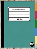 Digital Composition Notebook (Wide Rule) GoodNotes
