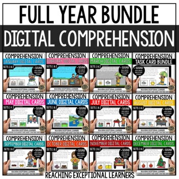 Preview of Digital Comprehension Full Year Bundle