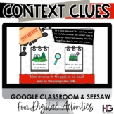 Digital Context Clues for Google Classroom or Seesaw | 2nd Grade