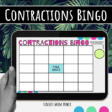 Digital Contractions Grammar Bingo Game {Google Slides}