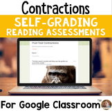 Digital Contractions SELF-GRADING Assessments for Google C