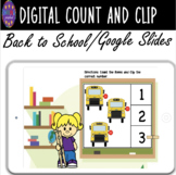 Digital Count and Clip Cards|Google Slides