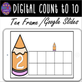 Digital Counting 1-10|Pre-K|Kindergarten|Google Slides