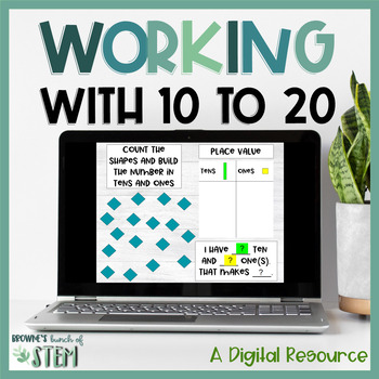 Preview of Digital Counting 10-20: Activities to Reinforce & Practice for Distance Learning