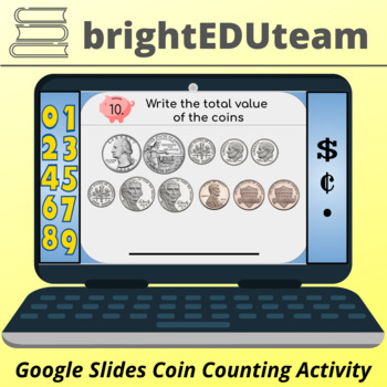Preview of Digital Counting Coins Activity