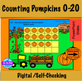 Digital Counting Pumpkins 0-20 for PowerPoint