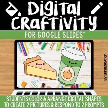 Preview of Fall Digital Craft / Craftivity on Google Slides: Pumpkin Spice