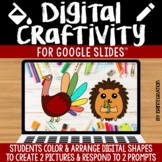Fall Digital Craft / Writing Craftivity on Google Slides: 