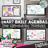 Digital Daily Agenda Templates - Growing Bundle of smART M