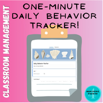Preview of Digital Daily Behavior Monitor EDITABLE