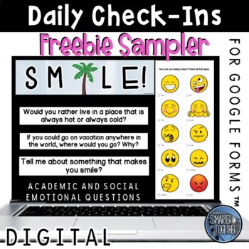 Preview of Digital Daily Check In Freebie