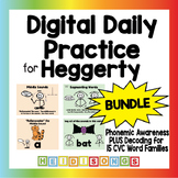 Digital Daily Practice for Heggerty & CVC Words - COMPLETE BUNDLE