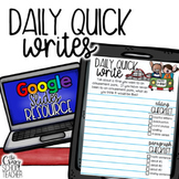 DIGITAL Quick Write Prompts BUNDLE | Daily Quick Writes | 