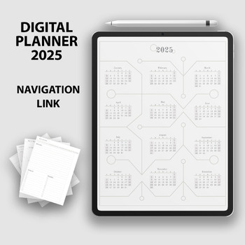 Preview of Digital Daily planner 2025, compatible with all Eink tablets