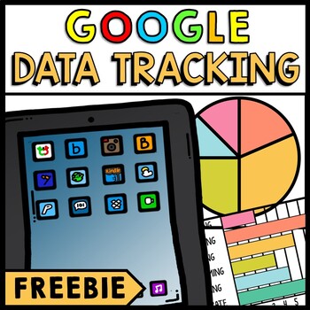 Preview of Digital Data Tracking - FREEBIE - Distance Learning - IEP Goals - Google