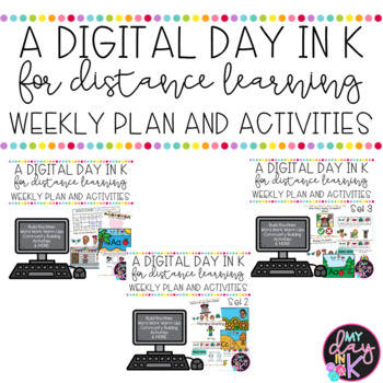 Preview of Digital Day in K Bundle | Digital Lessons for K