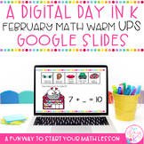 February Math Warm-Up | Kindergarten Digital Math Warm-Ups