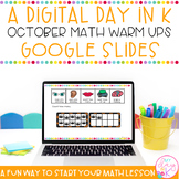 October Math Warm-Up | Kindergarten Digital Math Warm-Ups 
