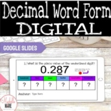 Digital: Decimal Word Form