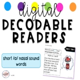 Digital Decodable Readers- Nasal Sounds AM/AN