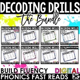 Decoding Fluency Drills Phonics Fast Reads Digital Resource