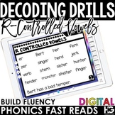 Digital Decoding Fluency Drills: R-Controlled Vowels {Phon