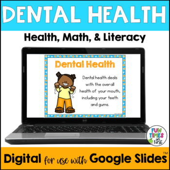Preview of Digital Dental Health Activities for use with Google Slides