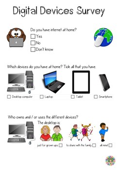 Preview of *** FREEBIE *** Digital Devices Survey