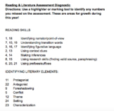 Digital Diagnostic Assessment for Middle School Reading & 